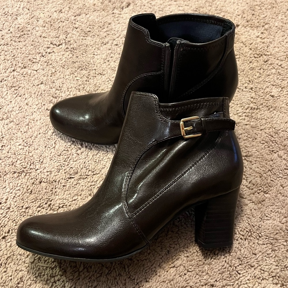 Franco Sarto Refrain Brown Booties
